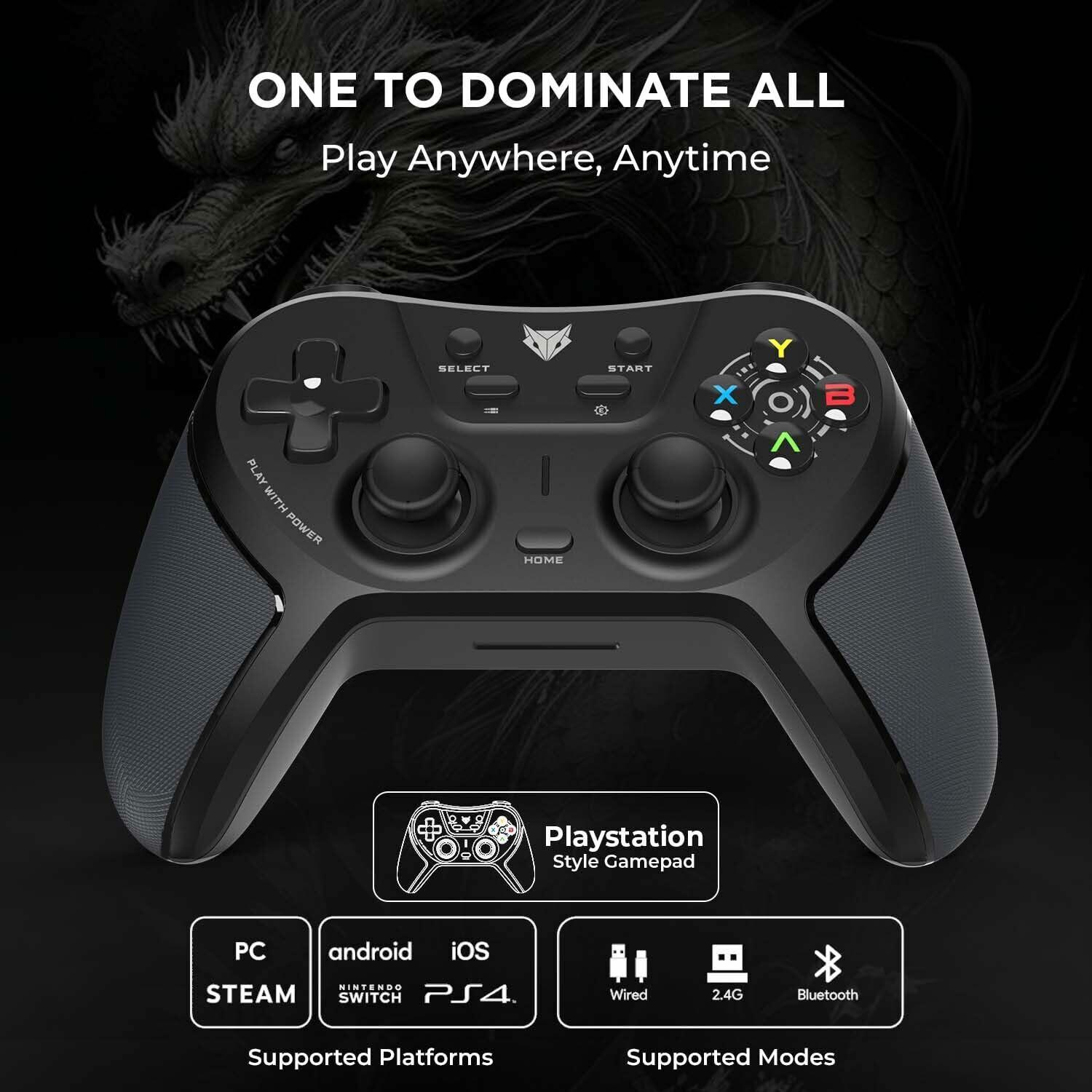 Buy EvoFox One S Universal 3 Mode Wireless Gaming Controller
