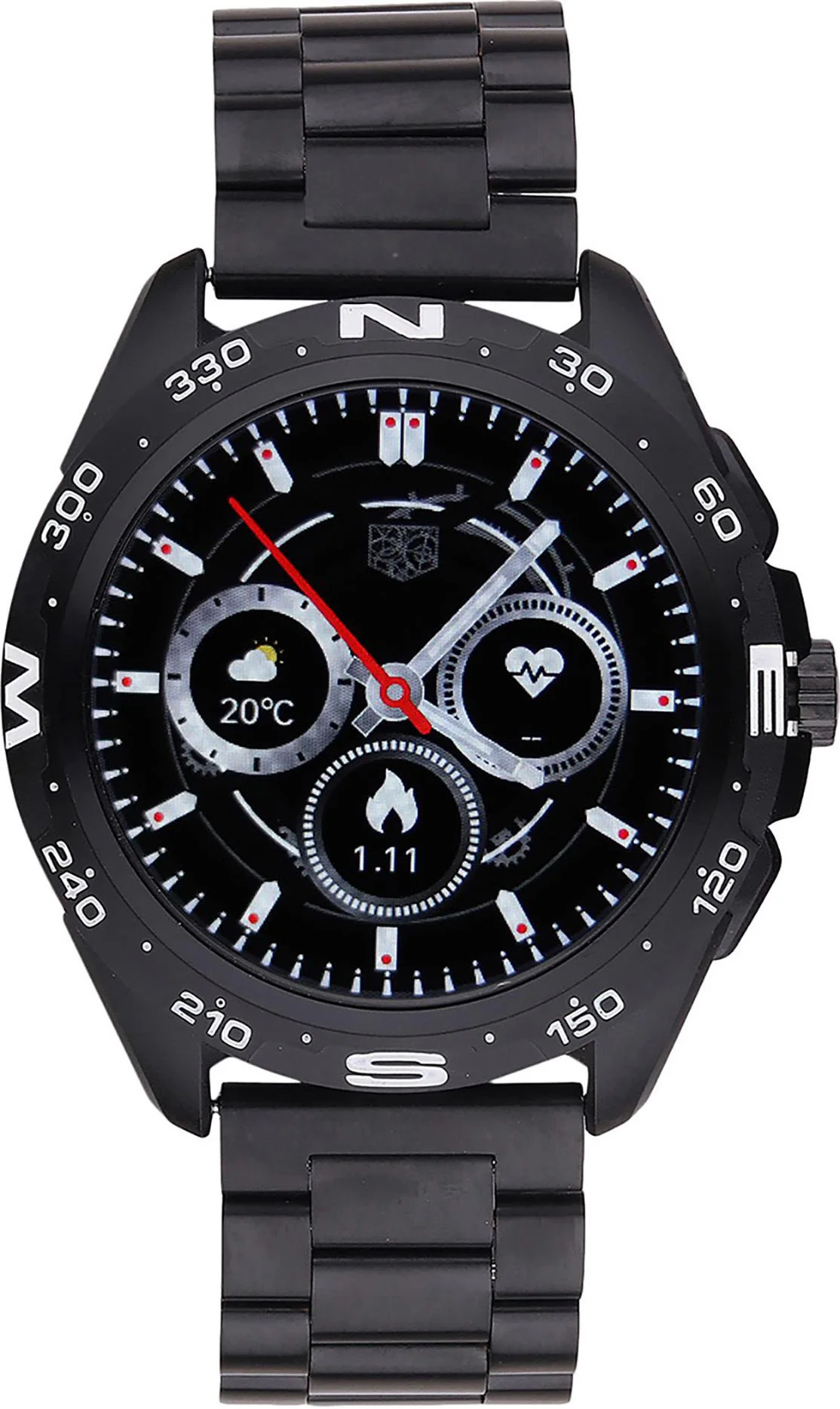 Buy Minix Prime MXT-FW26-Prime-Black Steel 1.32 inch Round Dial