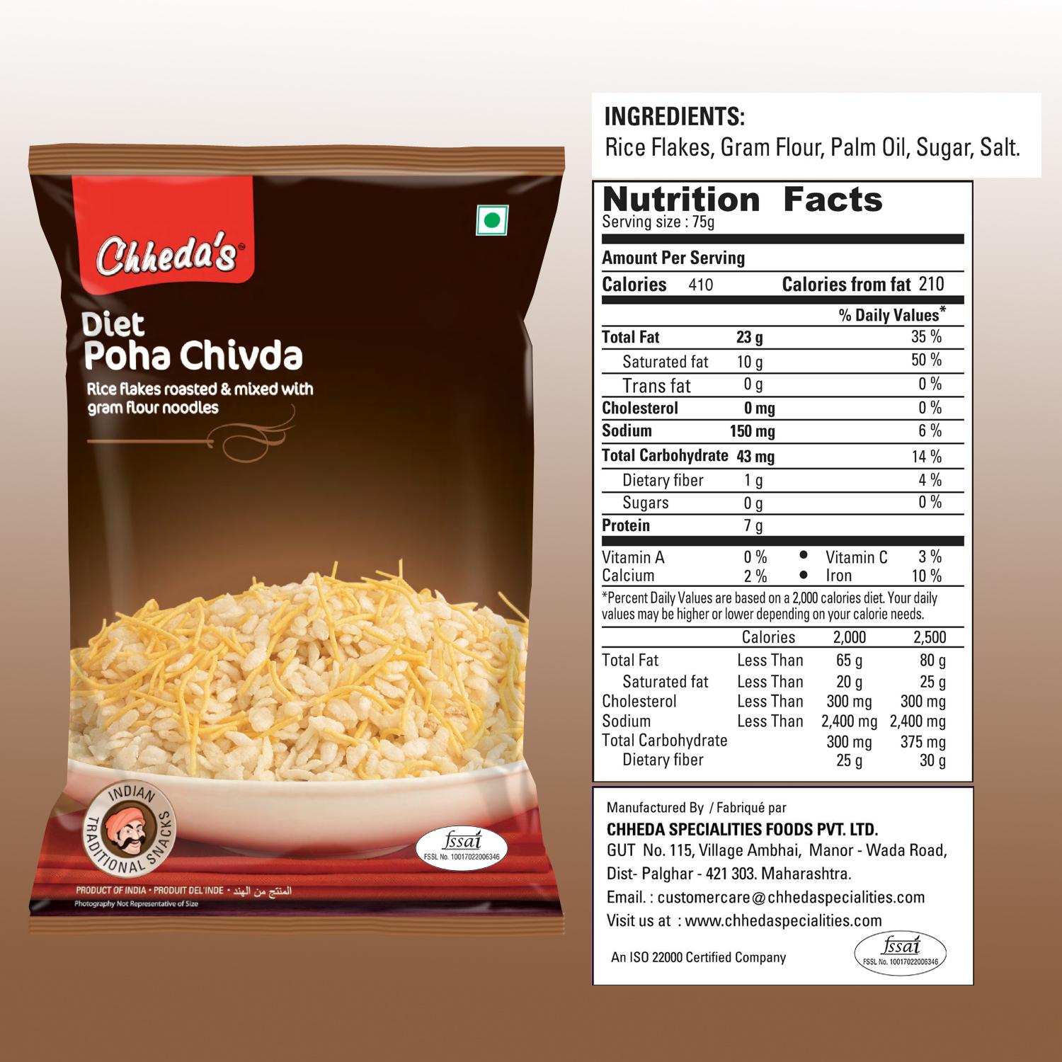 diet chivda ingredients