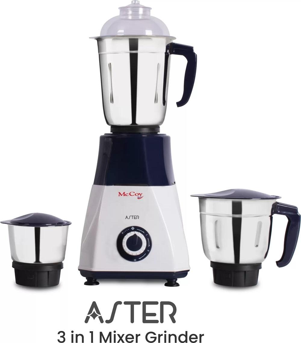 Buy McCoy Multicolor Aster Powerful ABS Body Jar Mixer Grinder