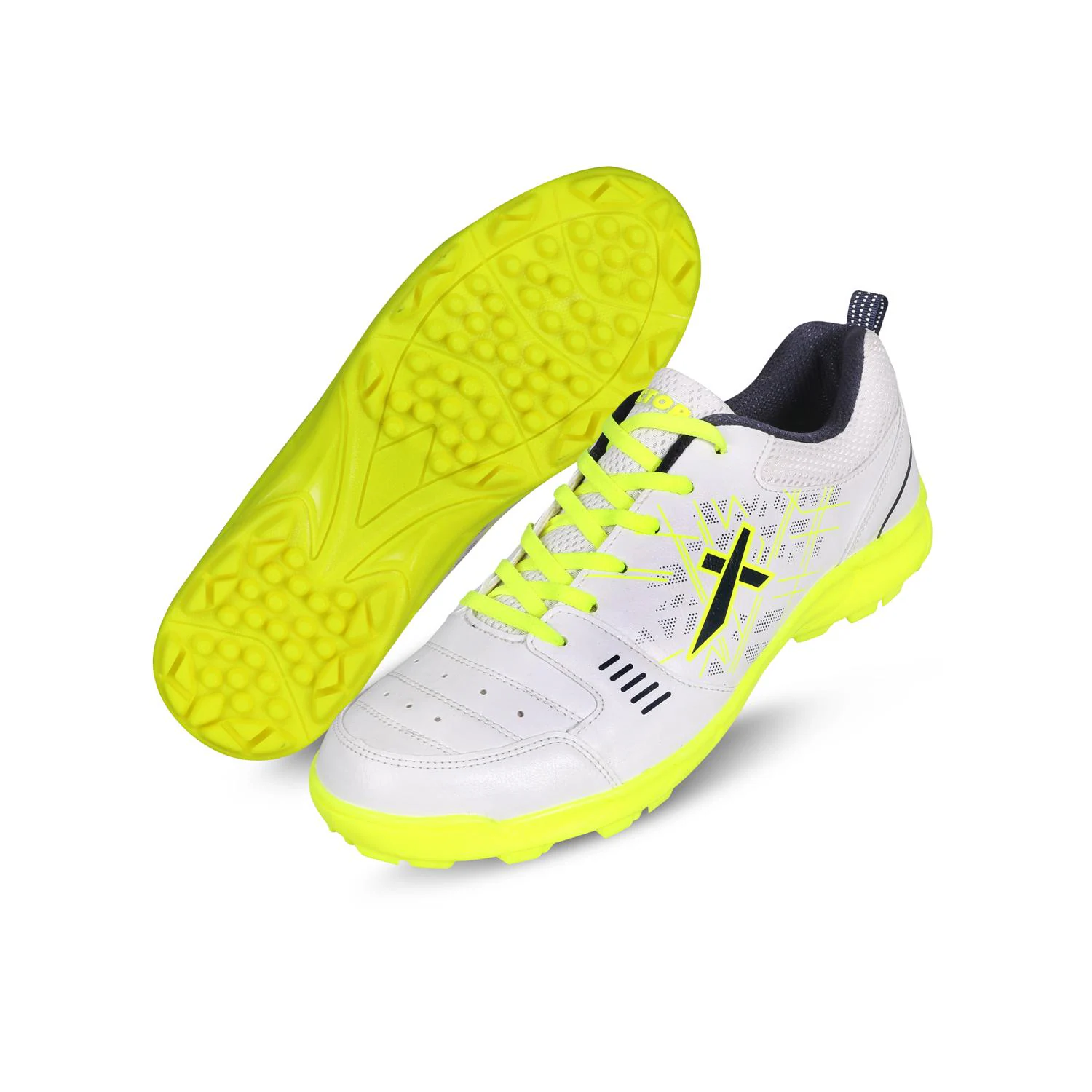 Buy Vector X BLASTER-22Y Cricket Shoes for Men (White,Green