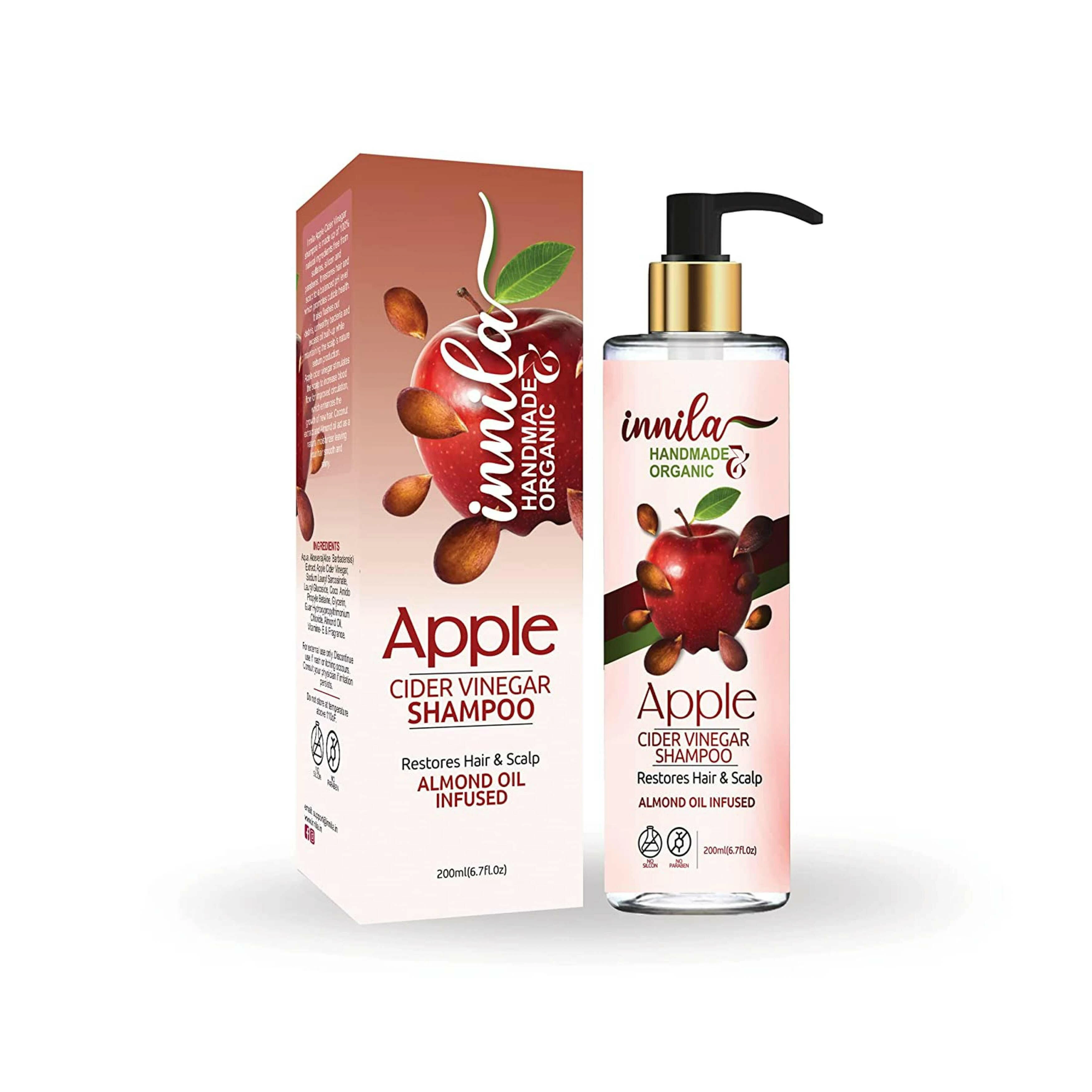 Innila Apple Cider Vinegar Shampoo For Deep Clean, Anti-Dandruff Hair  Volume 200ml - JioMart