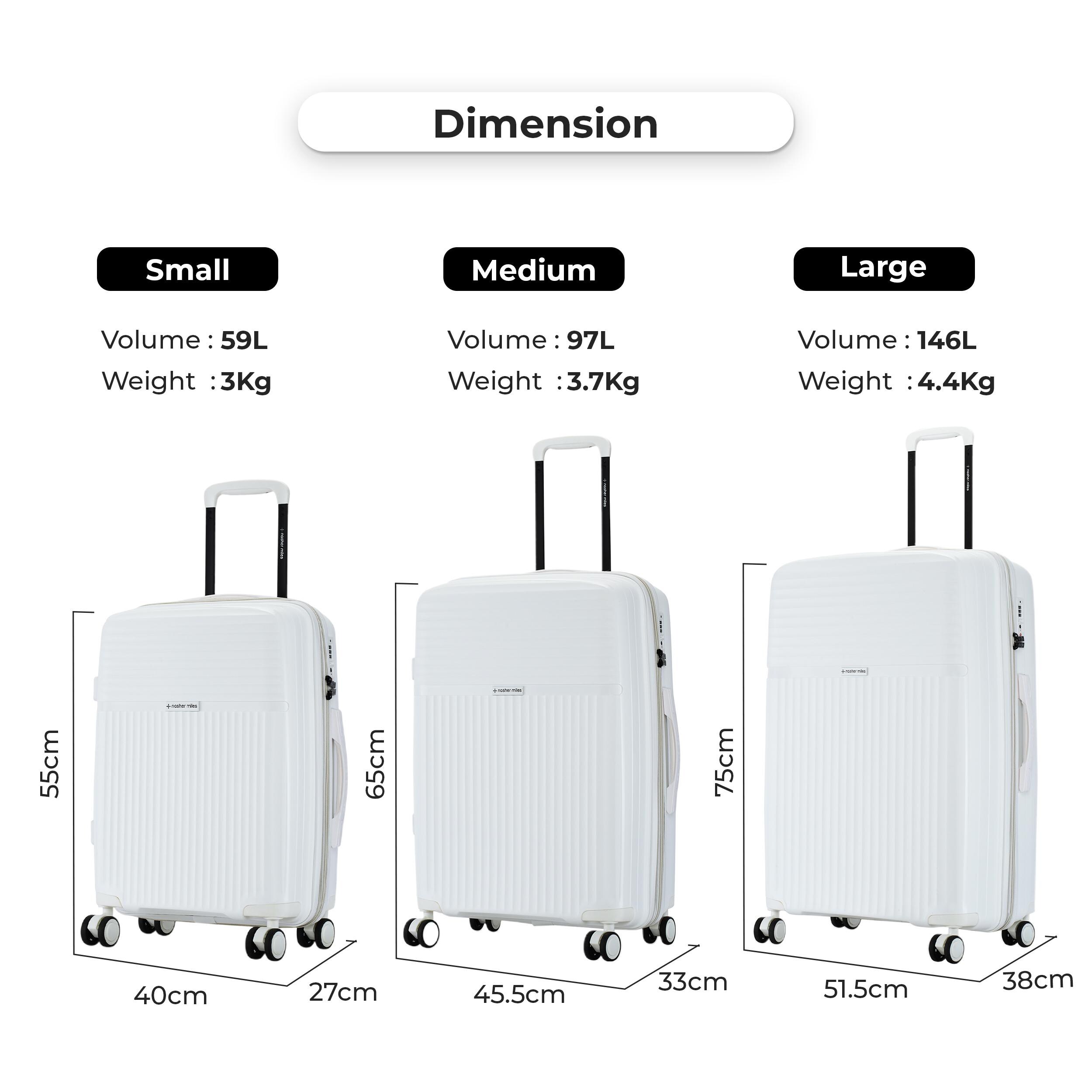 Buy Nasher Miles Krabi Expander Hard-Sided Polypropylene Check-in