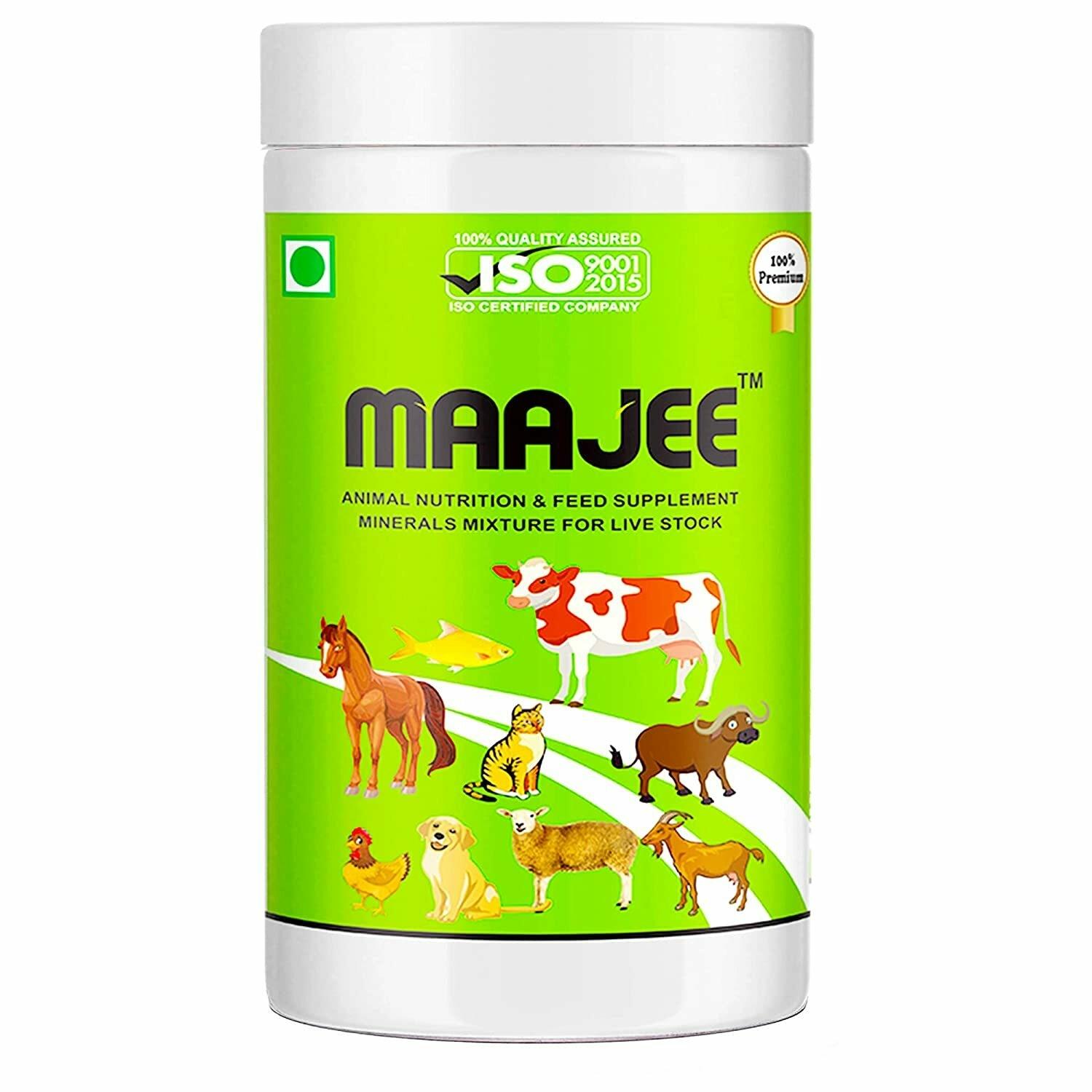 MAAJEE Animal Nutrition Feed Supplement Minerals Mixture - Improvement in  Milk Yield, Milk Fat & SNF Content | Weight Gainer - Trace Minerals for All  Animals | No Side Effects (908gm) - JioMart