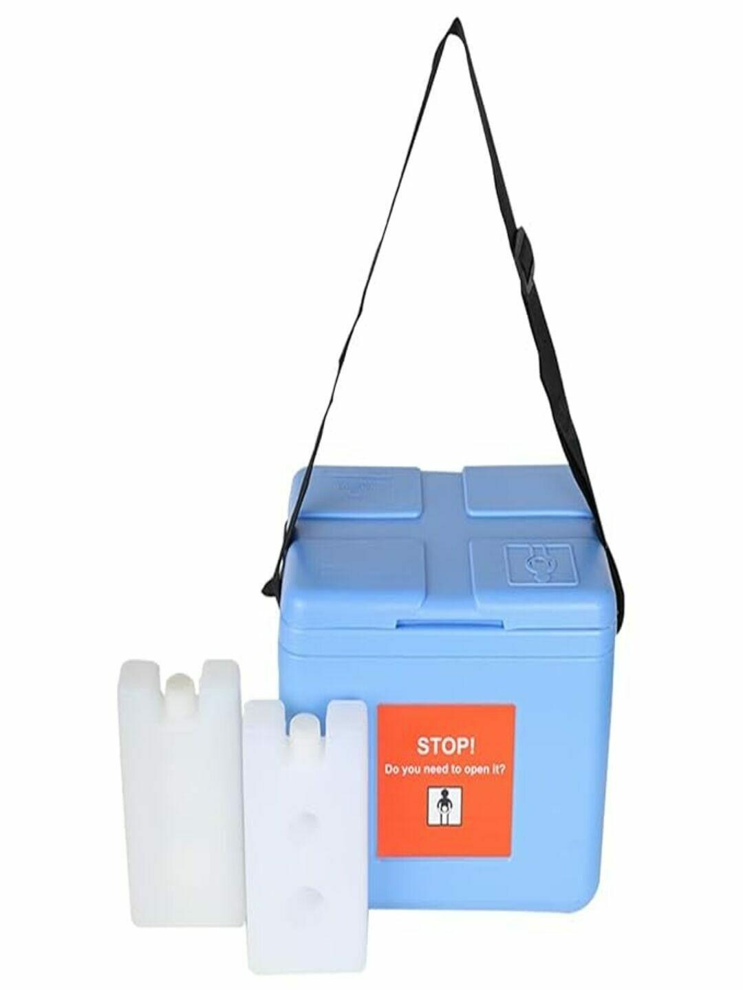 Buy FAIRBIZPS 4 Ice Pack Vaccine Storage Carrier Box Portable CFC