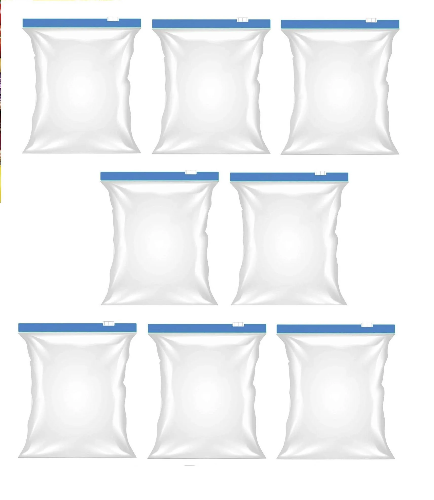 Buy KUBAVA Zipper Bag For Food Storage, Ziplock Pouch for