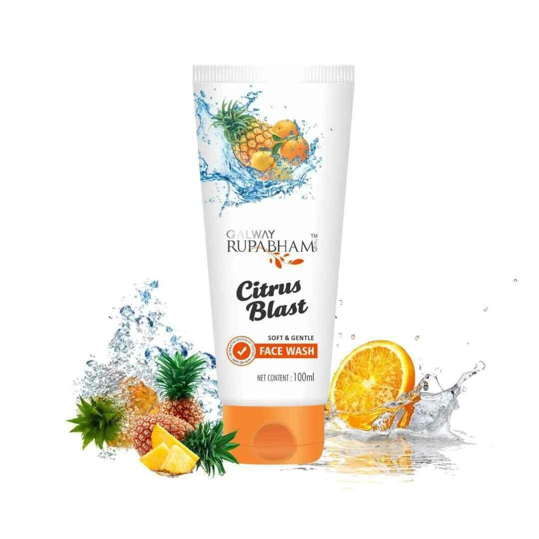 Galway Citrus Blast Face Wash Cream Pack of 2 (100gm Each) - JioMart