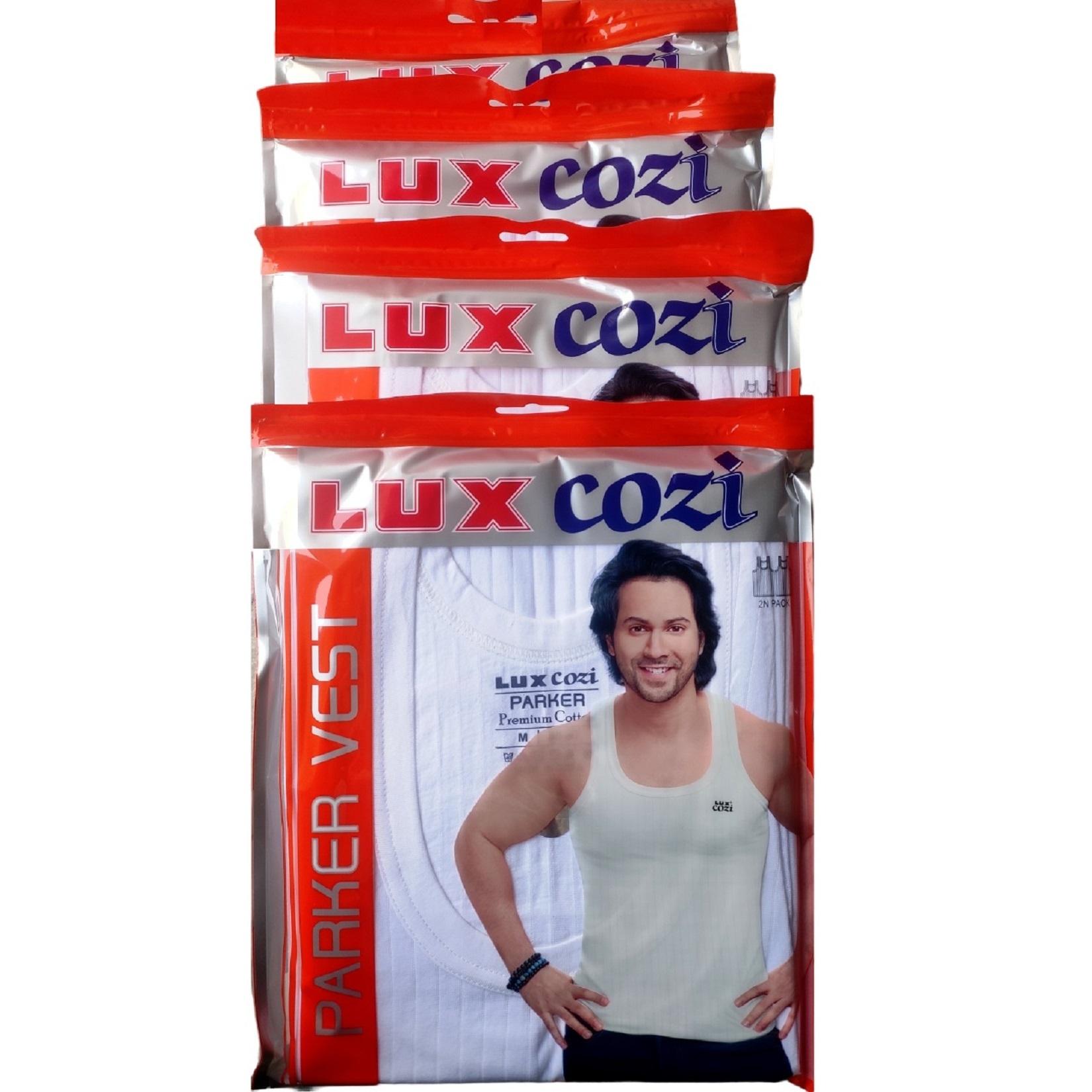 Buy sasta sales lux cozi cotton lining vest for men 4 pcs size-90