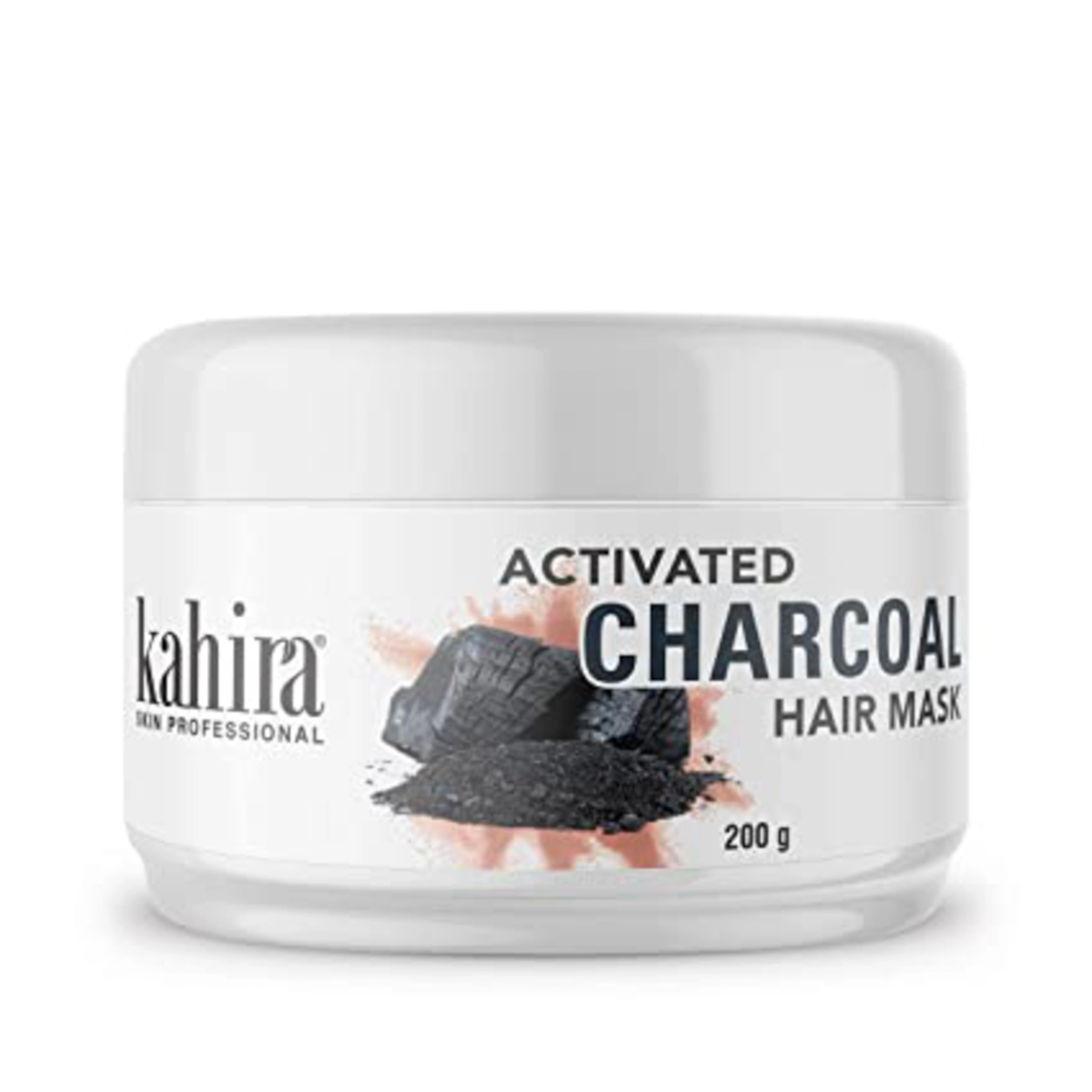 Kahira Activated Charcoal Mask For Hair Spa Hair Care Sulphate Paraben Free  For Frizzy Hair, Hair Growth And Hair Fall Control 200 G - JioMart