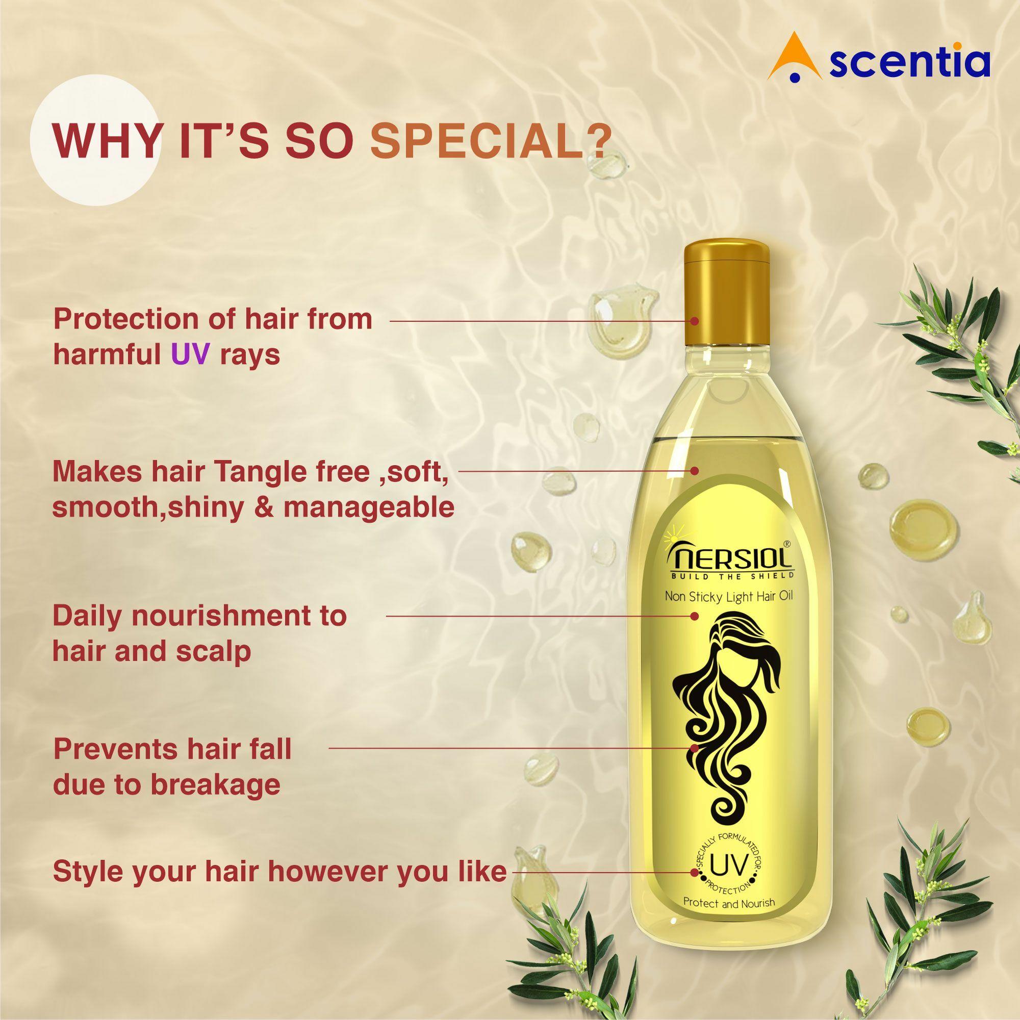 Buy Nersiol UV Protective Light Hair Oil with Vitamin E